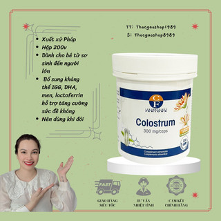 (HSD 2026 có tem phụ) non Colostrum 0m+ chính hãng Fenioux Pháp lọ 200 viên
