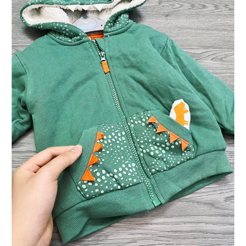 Áo khoác lót lông khủng long