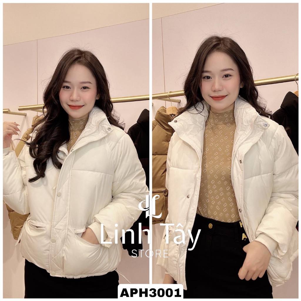 ÁO PHAO DÁNG NGẮN CÓ TÚI LINH TÂY STORE APH3001