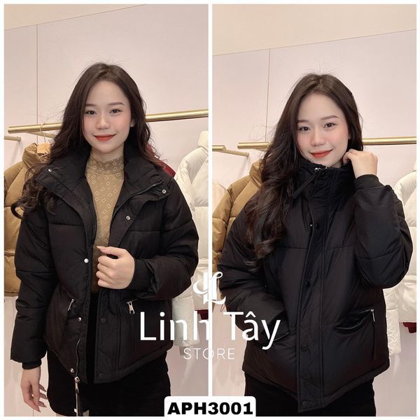 ÁO PHAO DÁNG NGẮN CÓ TÚI LINH TÂY STORE APH3001