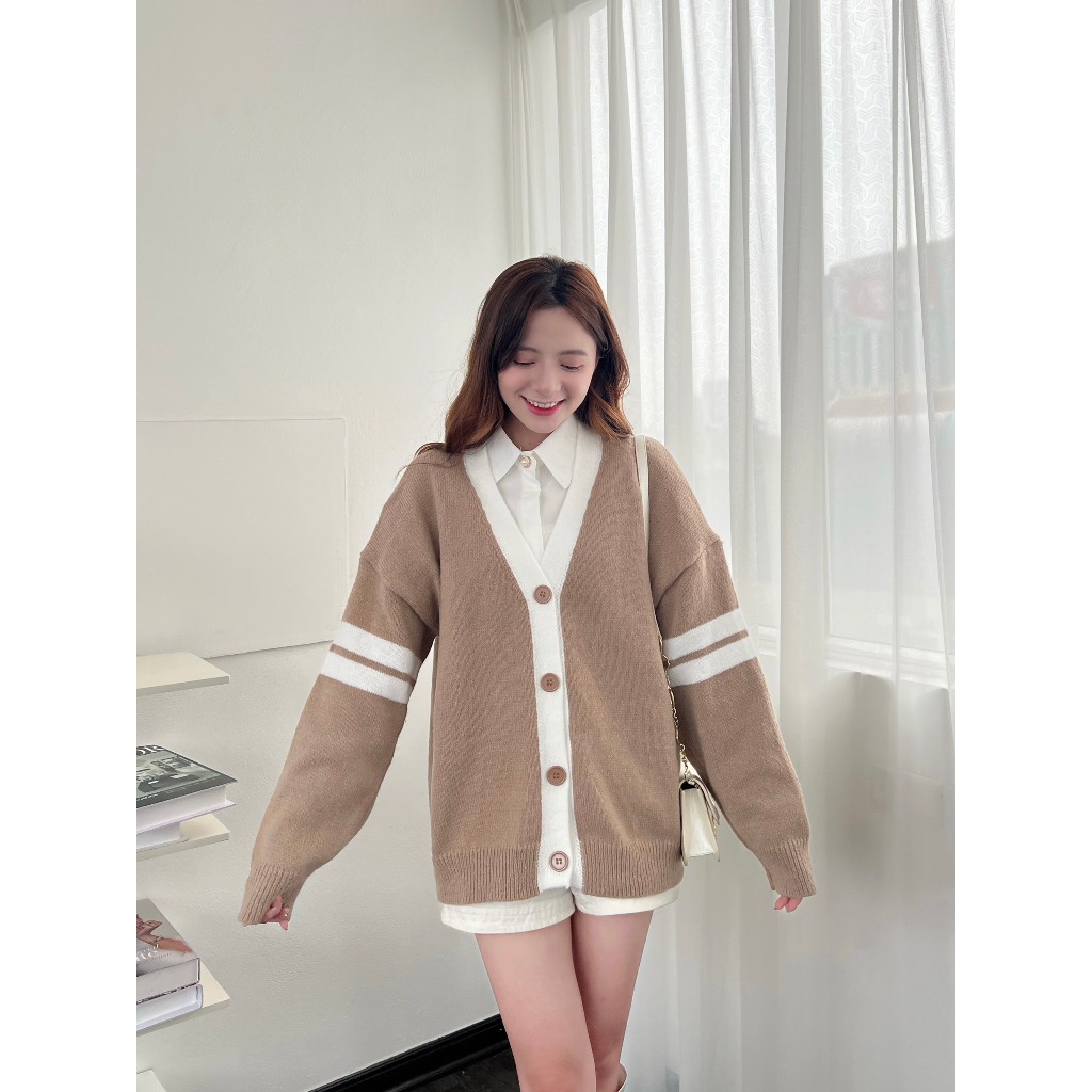 Áo len cardigan phối viền - 247store.vn- Cadiganphoivien102_P5K9.10