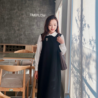 Váy suông công sở đầm bầu đi làm LAMVI VCS 05