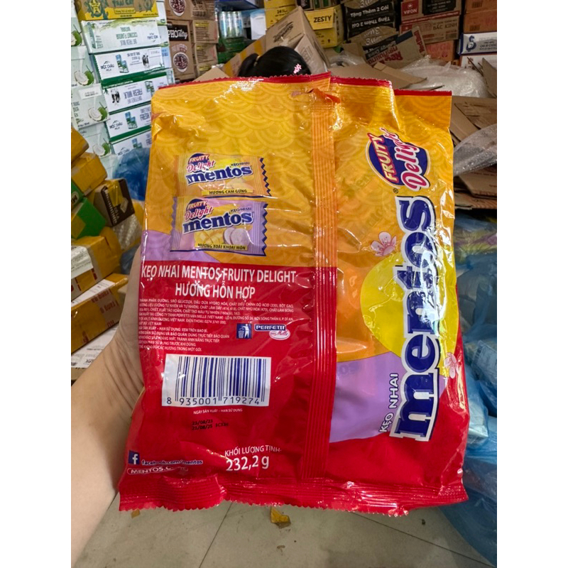 Gói Kẹo Nhai Mentos 232.2g