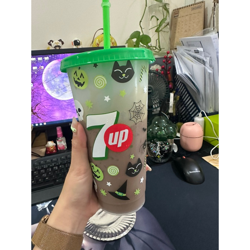 Ly đổi màu phiên bản Halloween -2023 New🟢🟠🔵