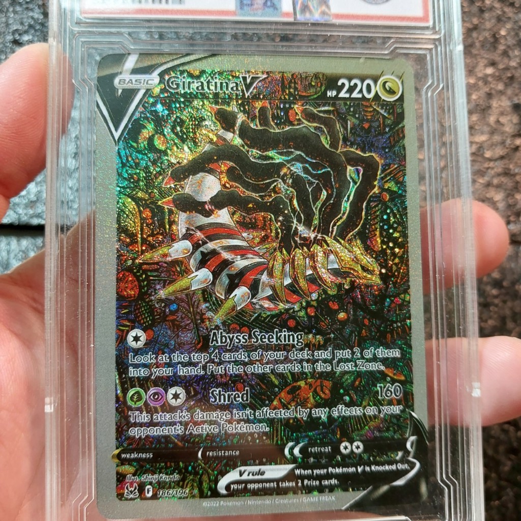 Thẻ Pokemon TCG Giratina V Alt Art Lost Origin 186 196 English rích không gian 1459 d37 55