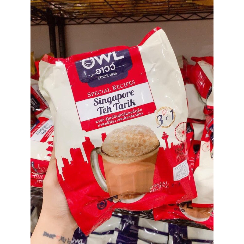 Trà sữa Owl Singapore Đỏ nhập Thái 105k/ 1 gói