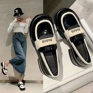 Giày tây nữ miu miu - giày đốc miu miu nữ- Hàng QC
