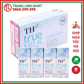 Thùng 48 hộp sữa tươi tiệt trùng th true milk hilo 180ml