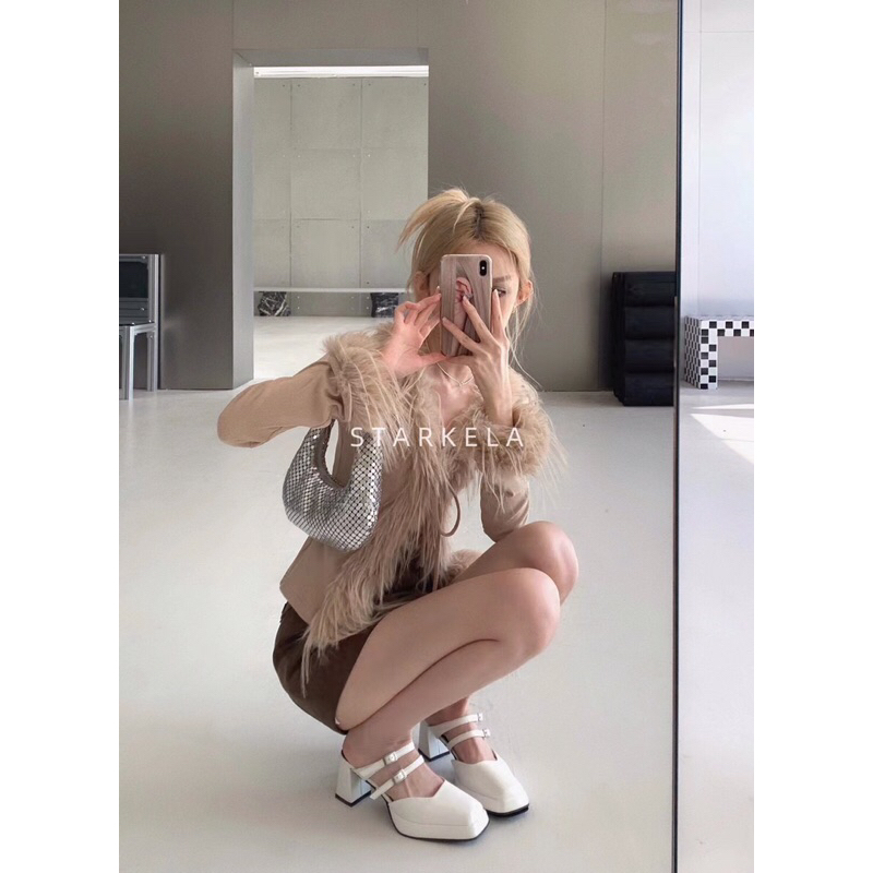 GUỐC BÚP BÊ 2 QUAI NGANG KHÔNG GÓT 🌙
