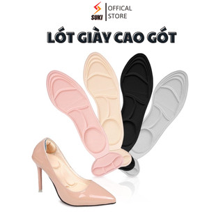 Lót giày cao gót massage êm chân nguyên bàn- giảm size, chống trầy xước chân, đệm giày giảm áp lực bàn chân