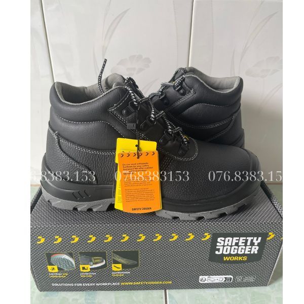 Giày bảo hộ cao cổ Safety Jogger Bestboy S3  đế và mũi lót thép chống đinh đâm xuyên