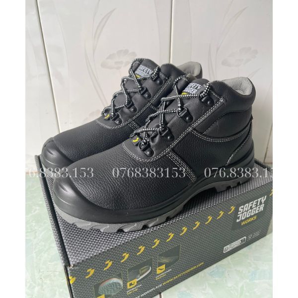 Giày bảo hộ cao cổ Safety Jogger Bestboy S3  đế và mũi lót thép chống đinh đâm xuyên