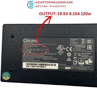 Sạc laptop MSI 19.5v 6.15a zin chính hãng