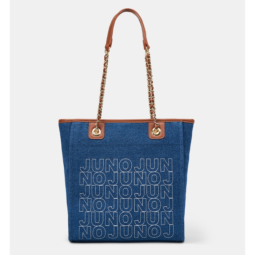 Túi Xách Nữ Thời Trang JUNO Cỡ Trung Tote In Logo Jn TXT305