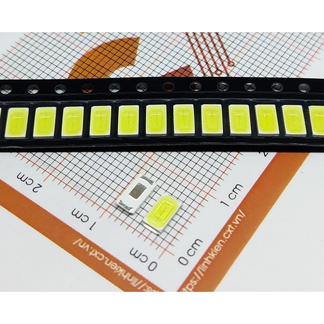 Led 5730 hai chân - Đỏ/ Vàng/ Xanh/ Trắng/ Hồng 5.7x3.0mm