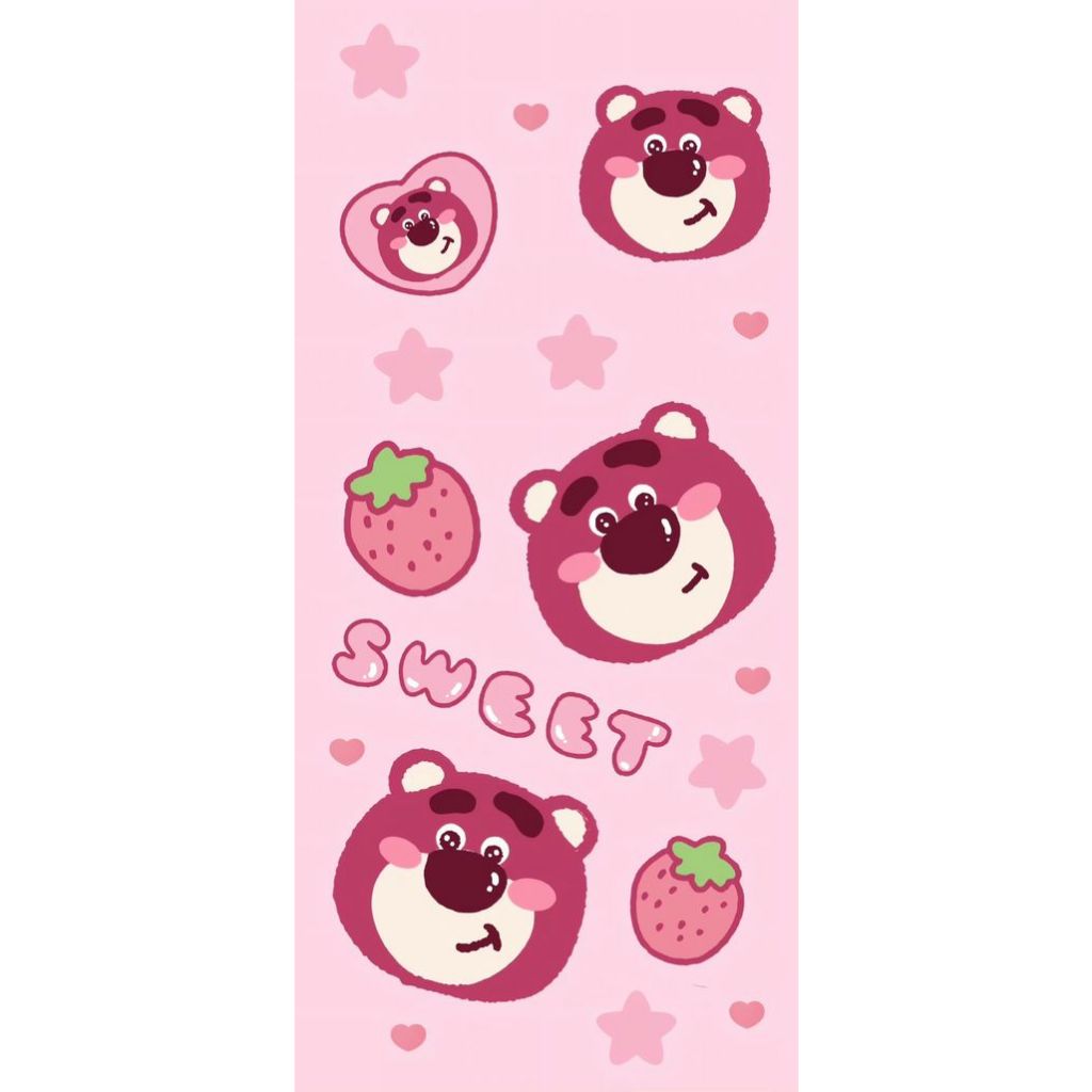 Miếng dán grass skin Gấu dâu sleeping dành cho / xlim V1 / Xlim V2 / xlim SE / xtal pro / feelin