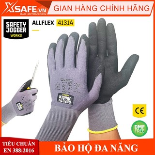 GĂNG TAY BẢO HỘ ĐA NĂNG JOGGER ALLFLEX - ĐỘ KHÉO LÉO CAO, CHỐNG DÂU HÓA CHẤT GĂNG TAY BẢO HỘ LAO ĐỘNG JOGGE