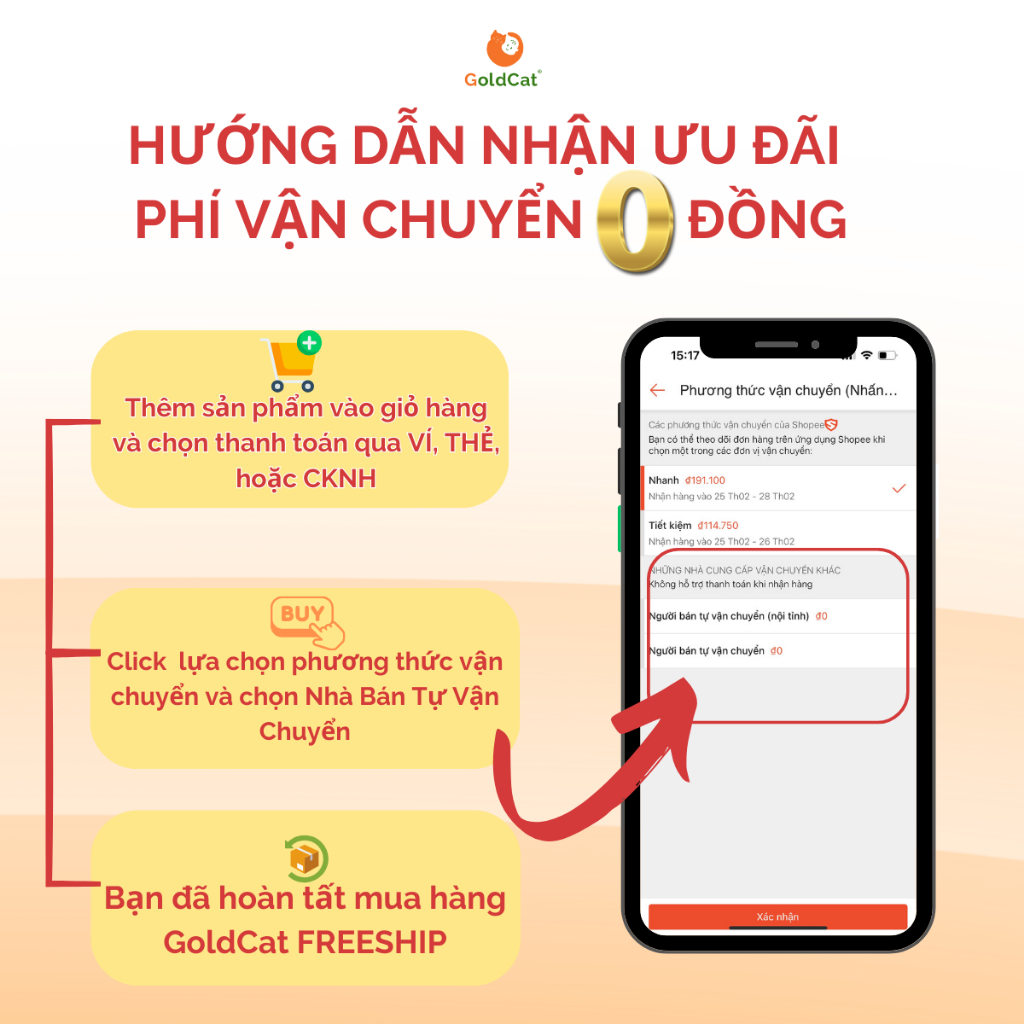 Giường cho bé gái, bé trai hình ngôi nhà, gỗ quế tự nhiên GoldCat cho trẻ từ 3-15 tuổi | Tặng Set Trang tr