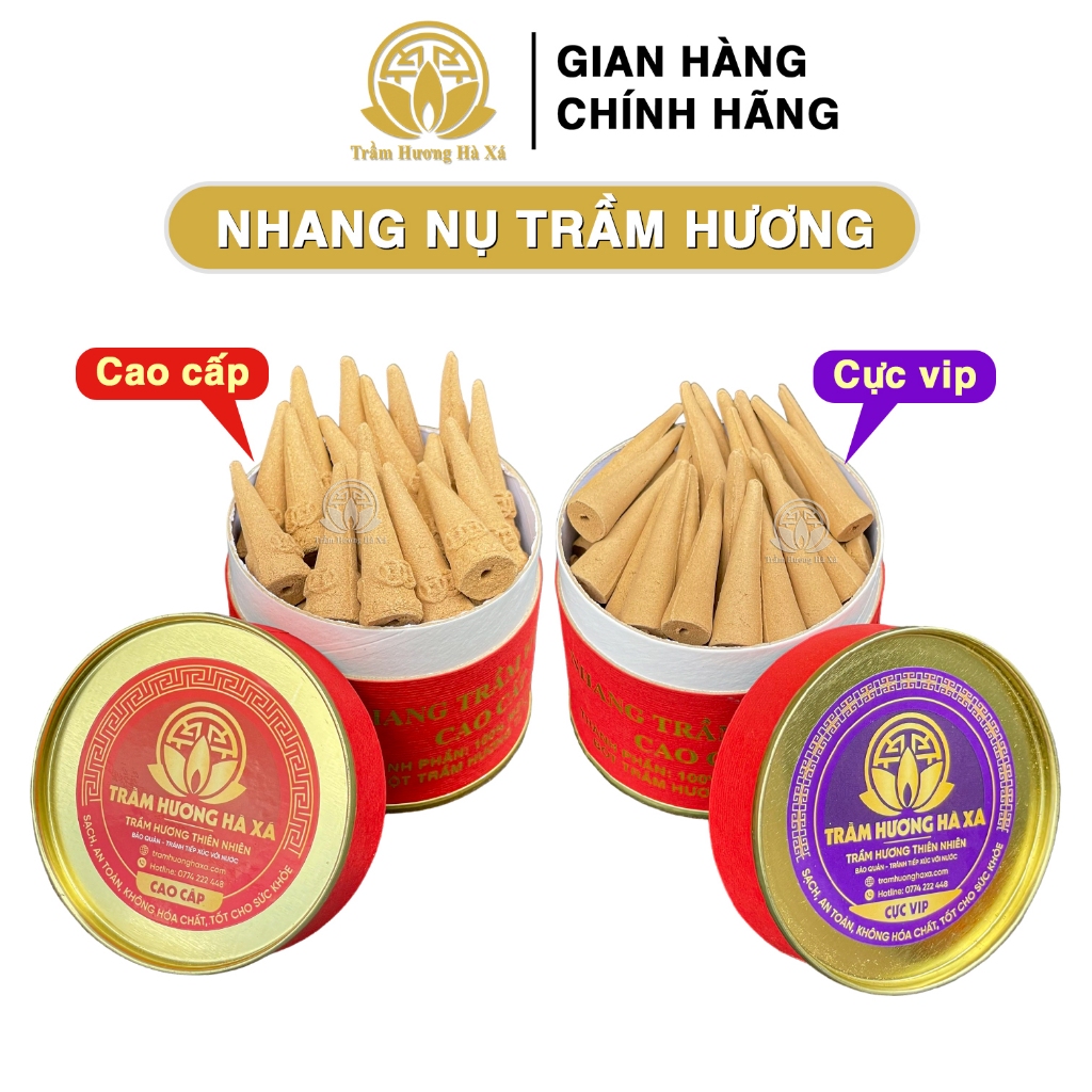 Nhang nụ trầm hương loại cao cấp thơm sạch tự nhiên đốt xông nhà tẩy uế HÀ XÁ