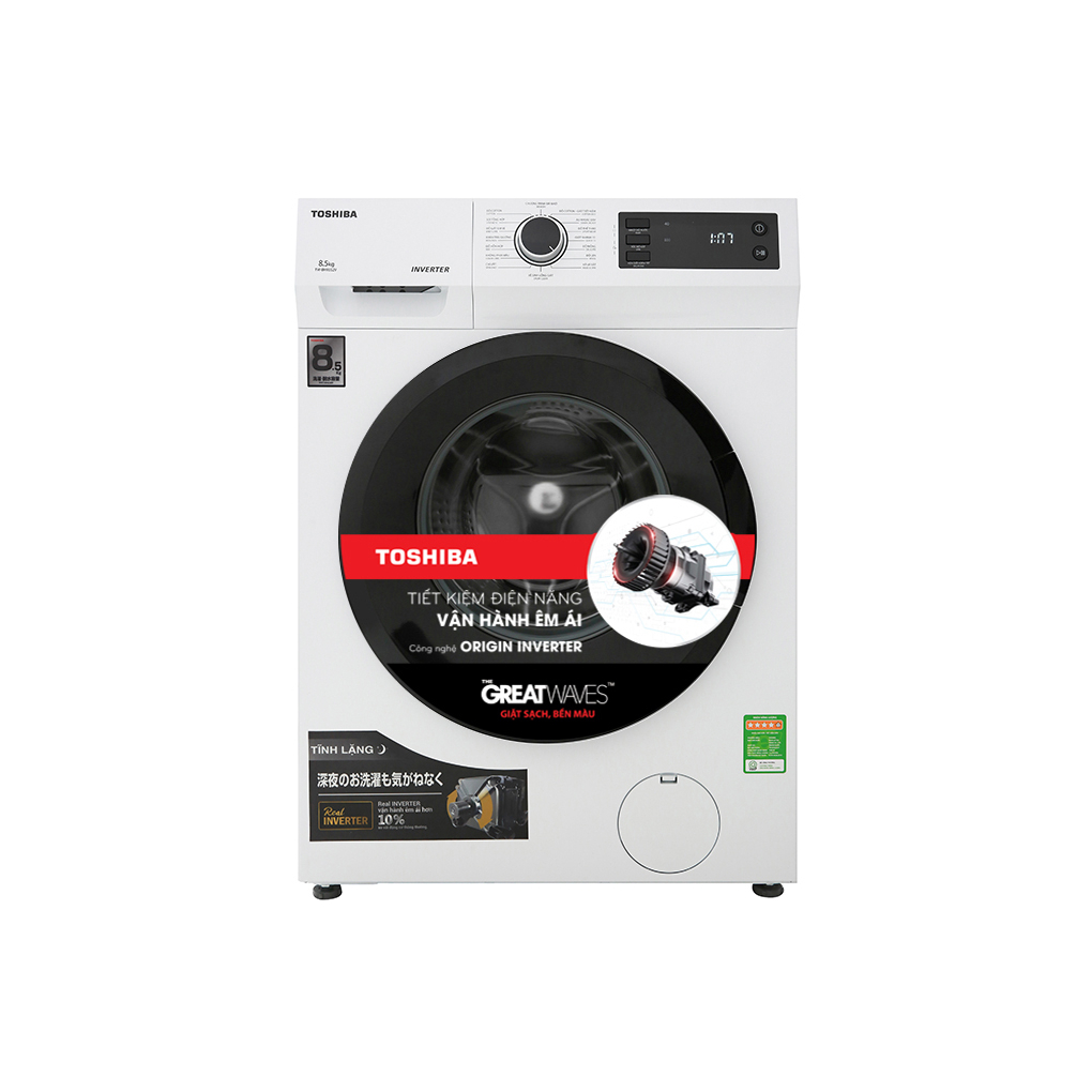 Máy giặt Toshiba Inverter 8.5 Kg TW-BH95S2V WK
