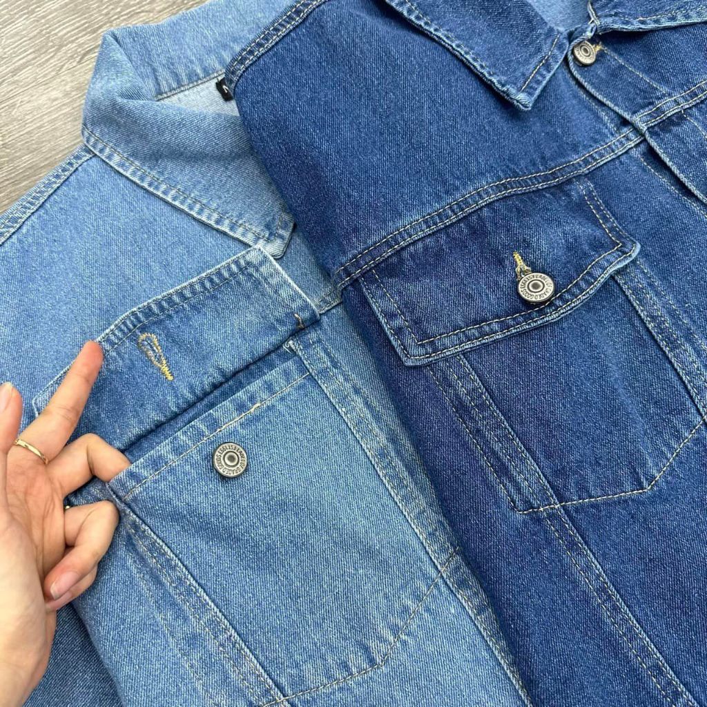 Áo khoác jean nữ tay lỡ