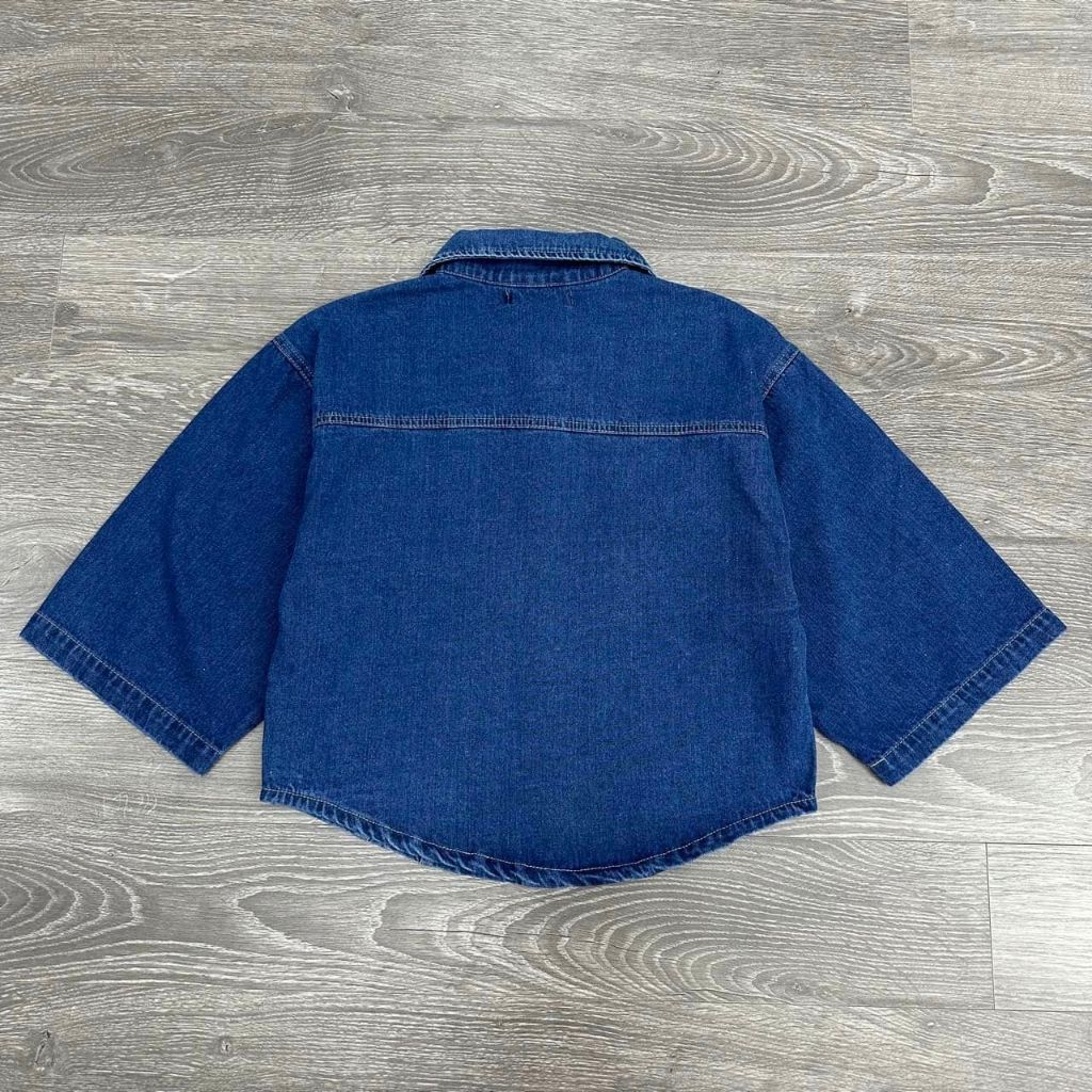 Áo khoác jean nữ tay lỡ
