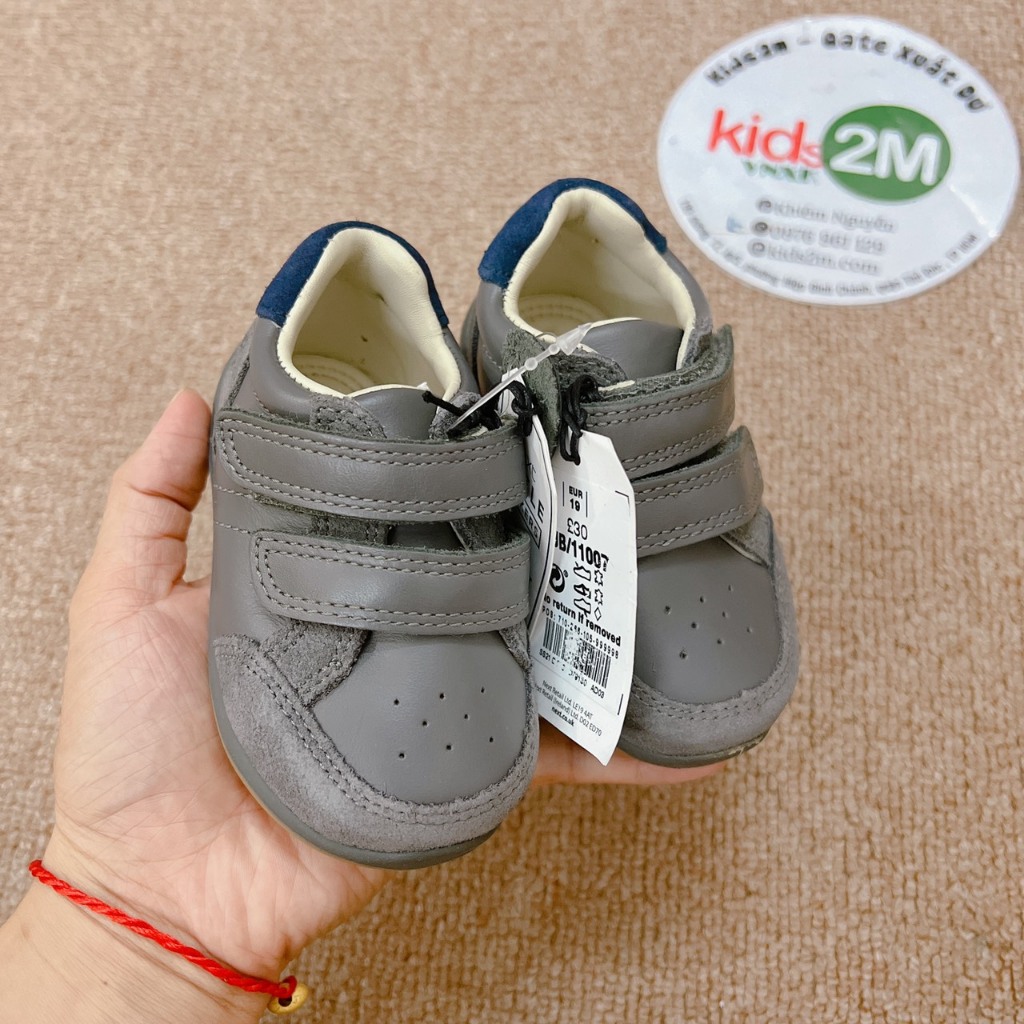 Giày Next xuất dư xám cho bé trai chân 11.5cm-13.4cm