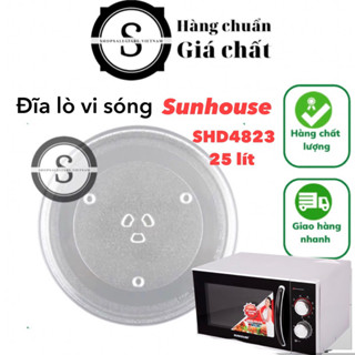 Đĩa lò vi sóng Sunhouse 25 lít SHD4823 hàng chính hãng