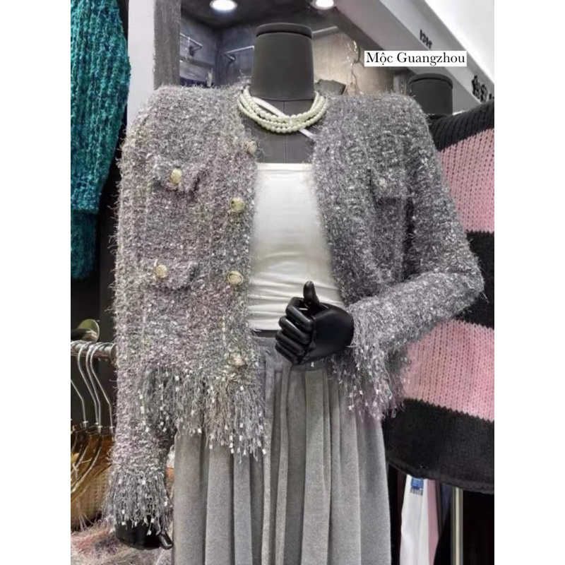 Áo len dạ nhũ xịn