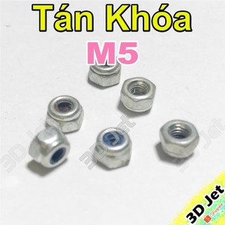 10 Tán keo M5, tán chống trượt, tán khóa, con tan
