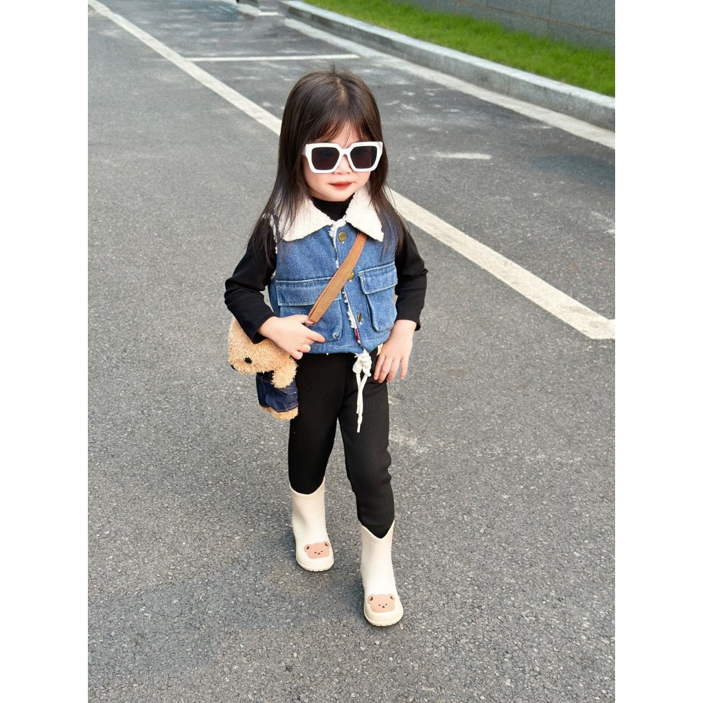SIZE ĐẠI 8-26KG: Áo giữ nhiệt cổ 3 phân thu đông cho bé trai bé gái - AGNTD