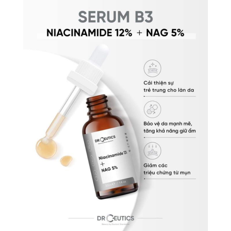 Serum_B3 NIACINAMIDE 8% 12% 15% 20% DrCeutics 30ml