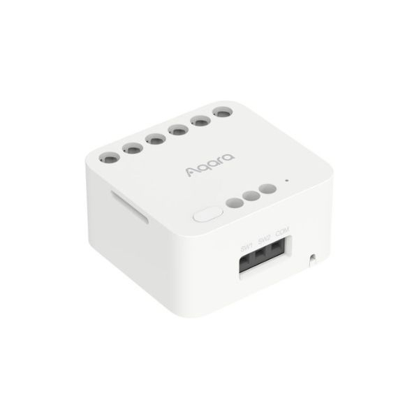 Module Aqara Dual Relay T2 - Biến công tắc thường thành thông minh, Dùng được cho Cửa cuốn, tương thích Homekit