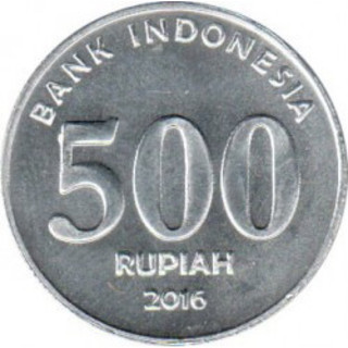 Đồng xu 500 rupiah của Indonesian 2016