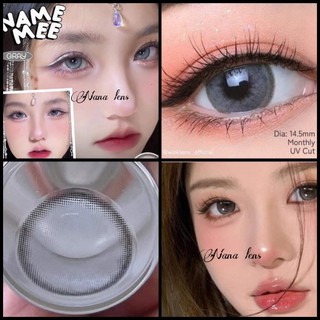 Lens - Kính áp tròng thời trang màu xám viền đậm giãn tròng to 14.5mm