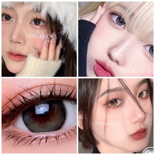 Lens - Kính áp tròng thời trang màu xám ánh rêu long lanh phủ bóng hiệu ứng Fillter