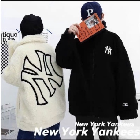 Áo khoác lông NY MLB nam nữ siêu ấm cao cấp,áo khoác NY MLB hot trend mùa đông | BigBuy360 - bigbuy360.vn