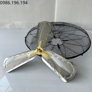 Bộ lồng cánh tai voi - lồng cánh inox lắp quạt công nghiệp 650 lỗ trục 12 hoặc 14mm