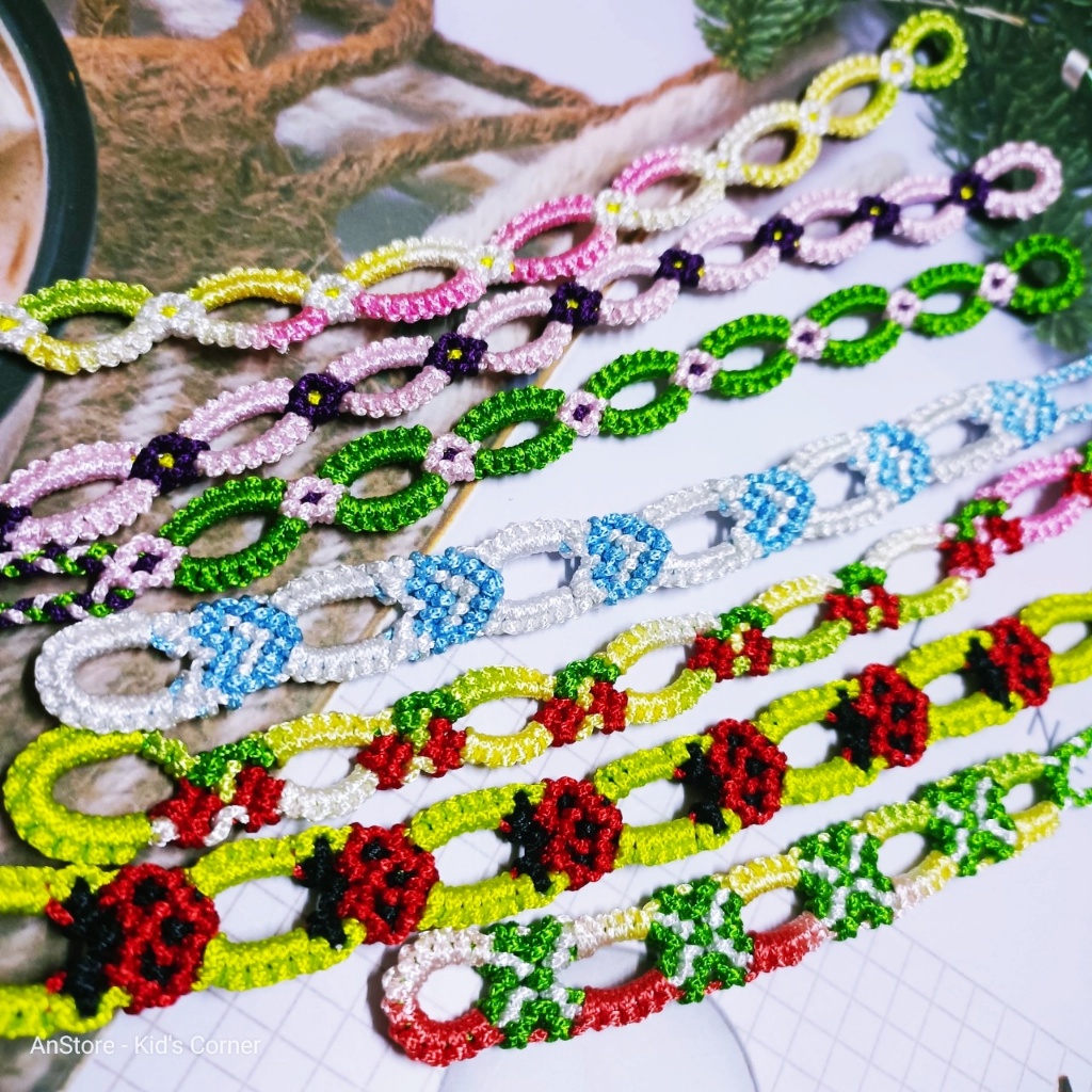 Vòng tay thắt dây handmade nhiều mẫu