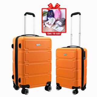 [TẶNG DÂY ĐAI KO KHÓA] Bộ 2 vali nhựa cao cấp TRIP P806 size 20+24inch, nhựa ABS, bảo hành 5 năm chính hãng
