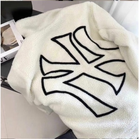 Áo khoác lông NY MLB nam nữ siêu ấm cao cấp,áo khoác NY MLB hot trend mùa đông | BigBuy360 - bigbuy360.vn