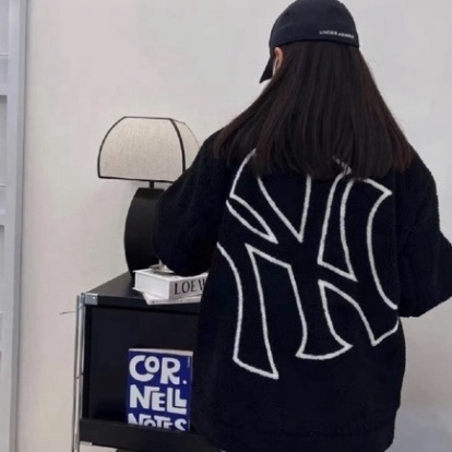 Áo khoác lông NY MLB nam nữ siêu ấm cao cấp,áo khoác NY MLB hot trend mùa đông | BigBuy360 - bigbuy360.vn