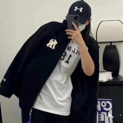 Áo khoác lông NY MLB nam nữ siêu ấm cao cấp,áo khoác NY MLB hot trend mùa đông | BigBuy360 - bigbuy360.vn