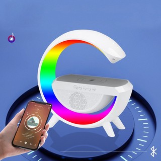 Loa bluetooth chữ g kết nối điện thoại - đèn led rgb - sạc không dây thông minh