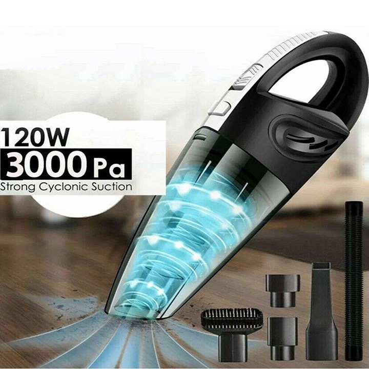 Máy Hút Bụi Cầm Tay Mini Siêu Tiện Lợi - Thiết Kế Không Dây - Lực Hút 18000PA Siêu Mạnh