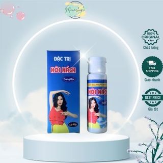 KHỬ MÙI HÔI NÁCH - GIỮ KHÔ THOÁNG, KHÁNG KHUẨN ( DẠNG BỘT )