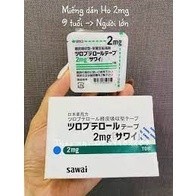 Hộp 70 miếng dán giảm ho sawai 2mg nhật bản