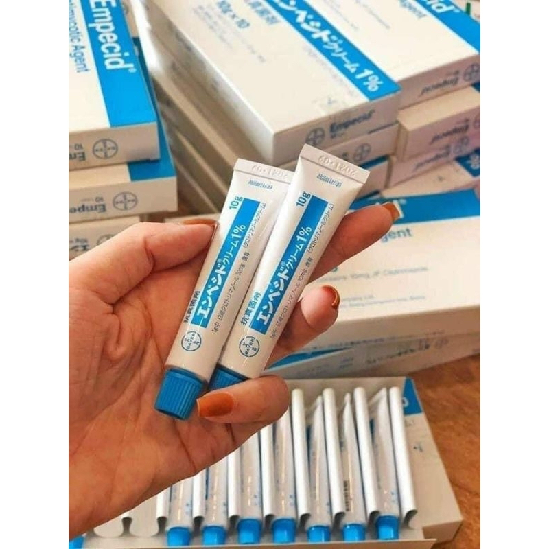 Viên, Kem bôi làm sạch P/K Eva Nấm  có che tên sản phẩm