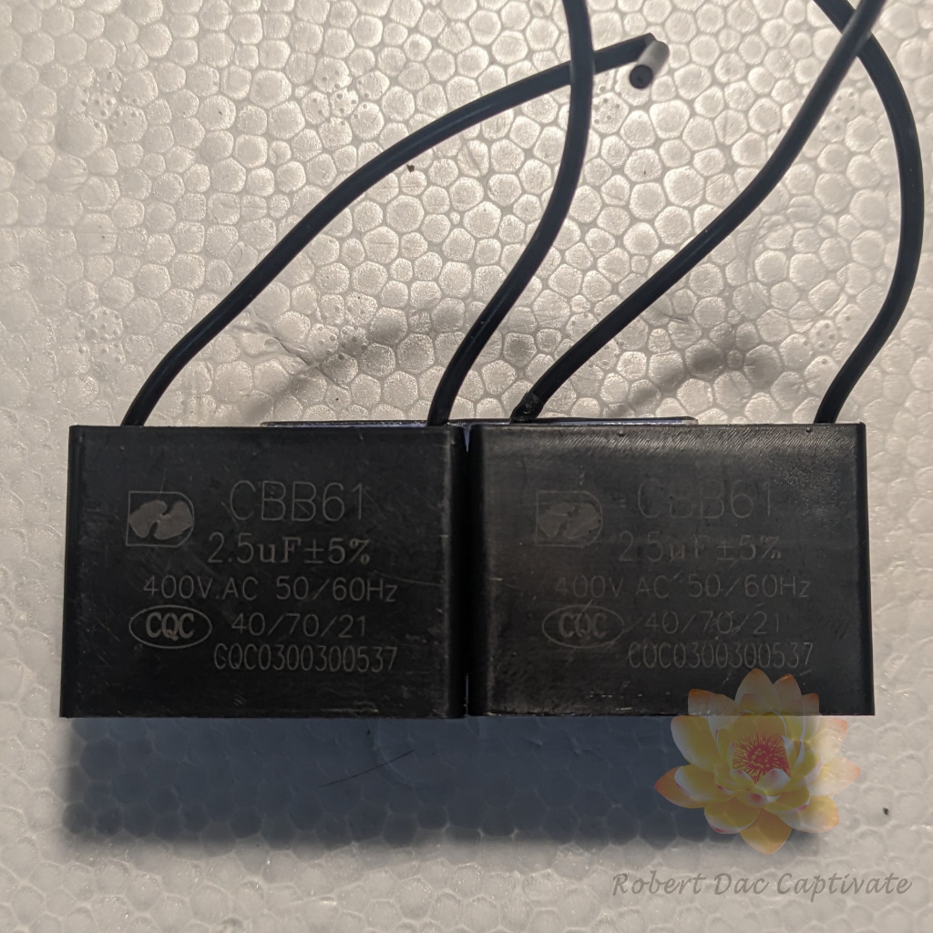 Tụ quạt điện 2.5µf 450V.AC