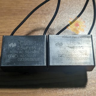 Tụ quạt điện 2.5µf 450V.AC (Tụ quạt 2.5 uf, 400 - 450V.AC)